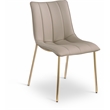 Meridian Furniture Isla Taupe Vegan Leather Dining Chair (Set of 2)