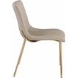 Meridian Furniture Isla Taupe Vegan Leather Dining Chair (Set of 2)