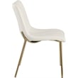 Meridian Furniture Isla Off White Vegan Leather Dining Chair (Set of 2)