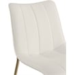 Meridian Furniture Isla Off White Vegan Leather Dining Chair (Set of 2)