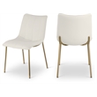 Meridian Furniture Isla Off White Vegan Leather Dining Chair (Set of 2)