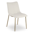 Meridian Furniture Isla Off White Vegan Leather Dining Chair (Set of 2)