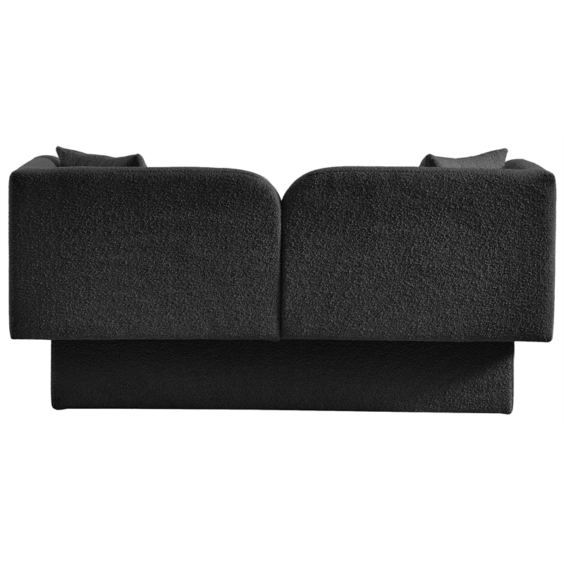 Meridian Furniture Marcel Black Loveseat