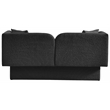 Meridian Furniture Marcel Black Loveseat