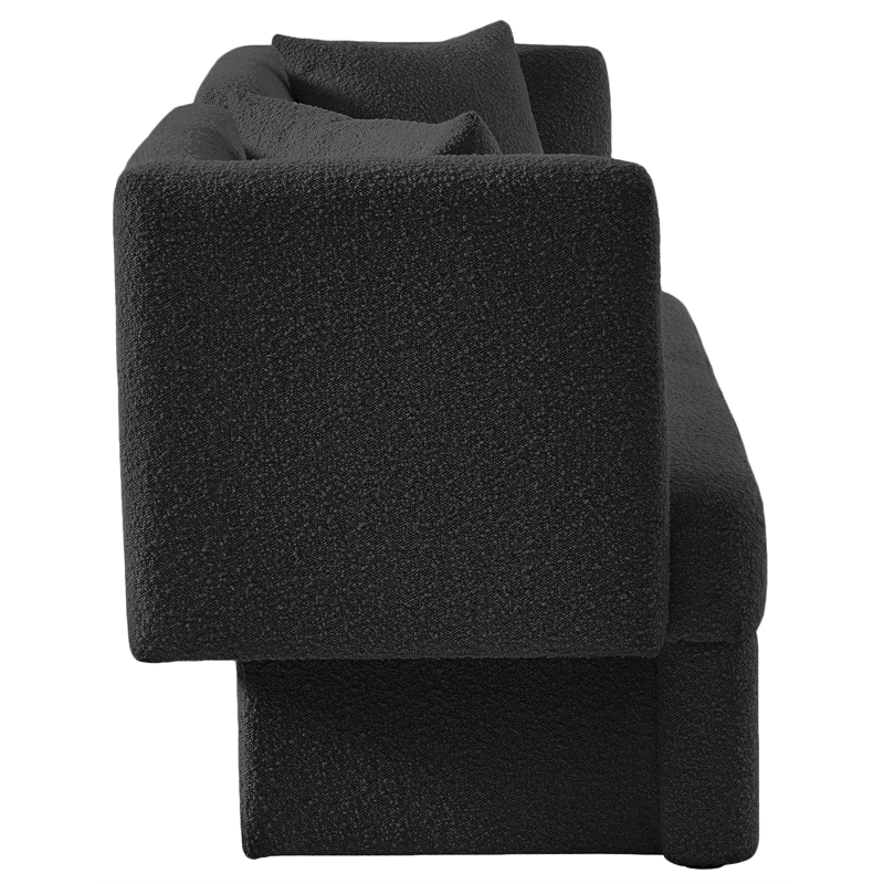 Meridian Furniture Marcel Black Loveseat