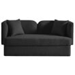 Meridian Furniture Marcel Black Loveseat