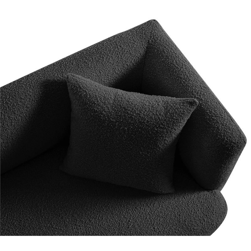 Meridian Furniture Marcel Black Loveseat