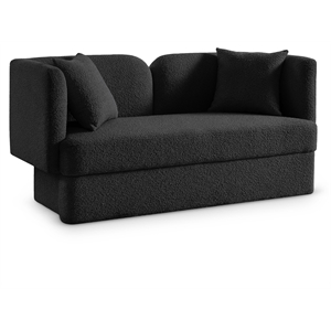 Meridian Furniture Marcel Black Loveseat