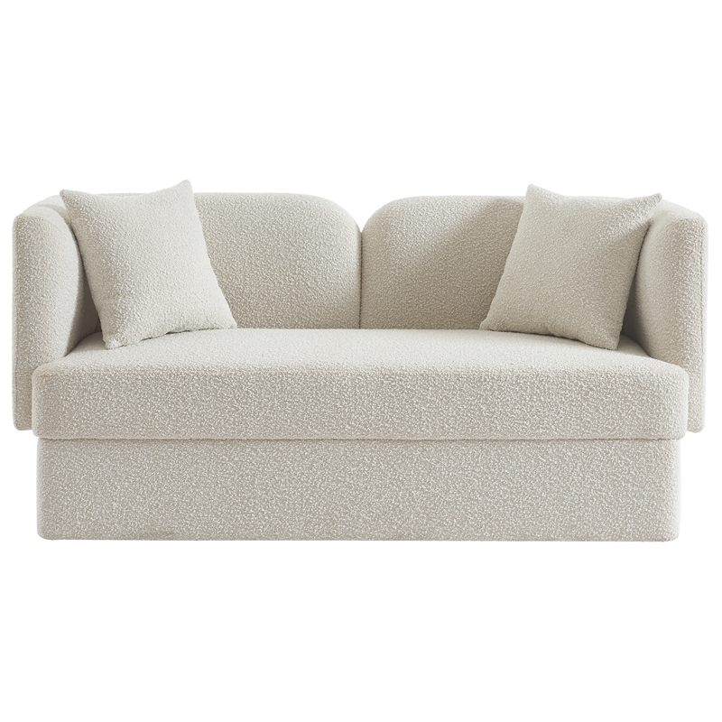 Meridian Furniture Marcel Cream Loveseat