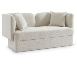 Meridian Furniture Marcel Cream Loveseat