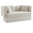 Meridian Furniture Marcel Cream Loveseat