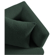 Meridian Furniture Marcel Boucle Fabric Upholstered Accent Chair in Rich Green