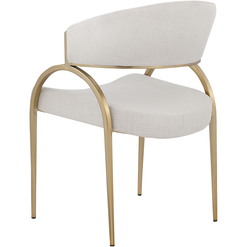 Meridian Furniture Privet Beige Dining Chair (Set of 2)