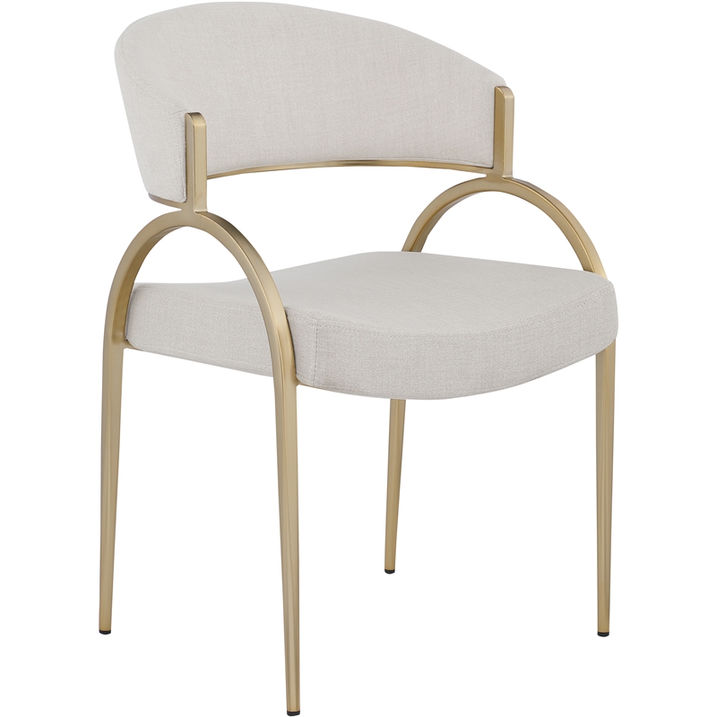 Meridian Furniture Privet Beige Dining Chair (Set of 2)