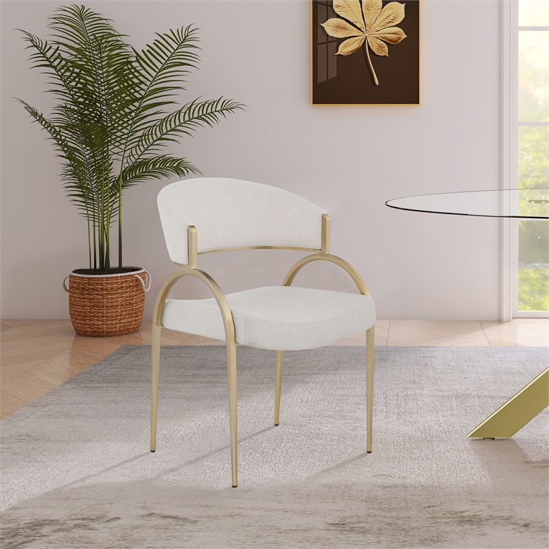Meridian Furniture Privet Beige Dining Chair (Set of 2)