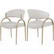 Meridian Furniture Privet Beige Dining Chair (Set of 2)