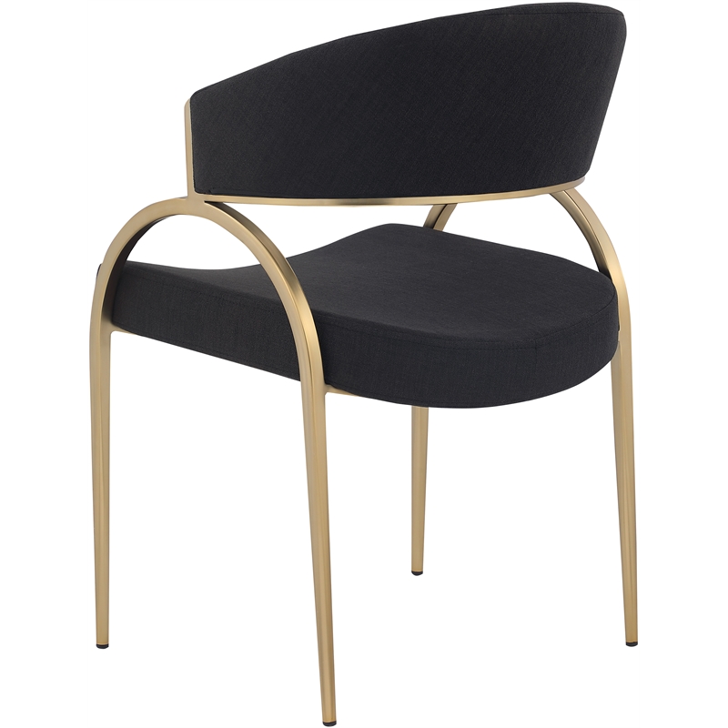 Meridian Furniture Privet Black Dining Chair (Set of 2)