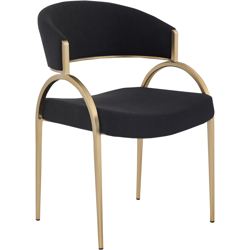 Meridian Furniture Privet Black Dining Chair (Set of 2)