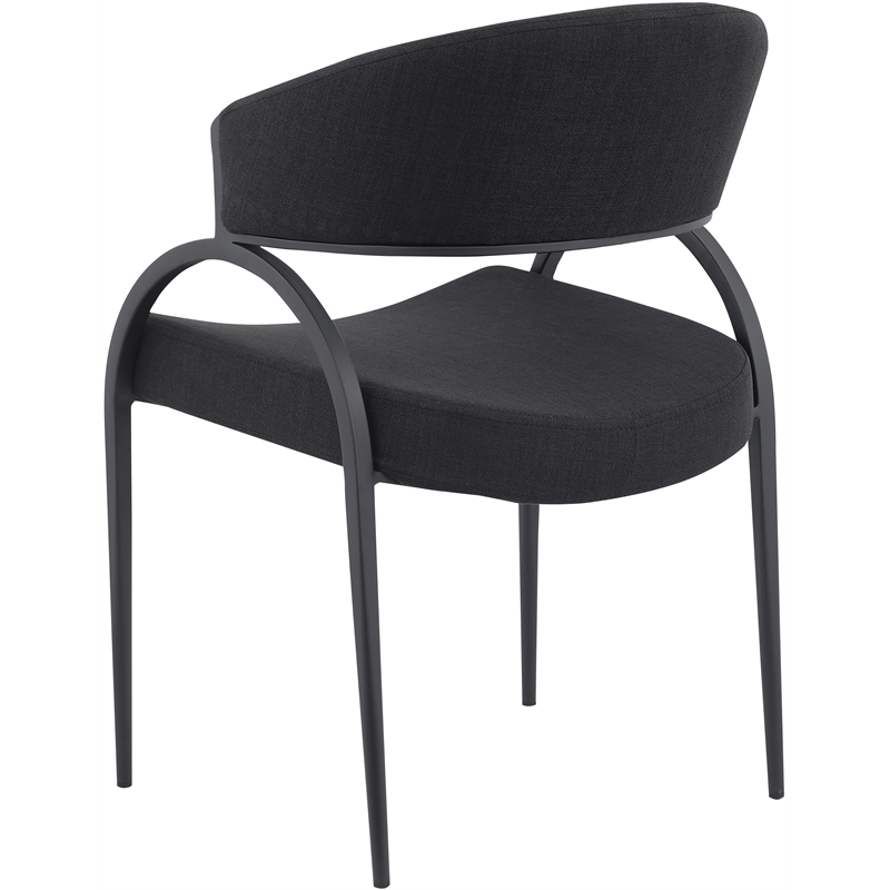 Meridian Furniture Privet Black Dining Chair (Set of 2)
