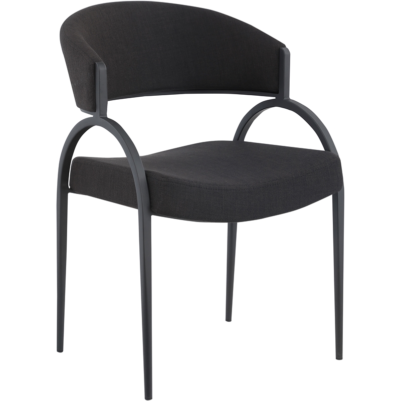 Meridian Furniture Privet Black Dining Chair (Set of 2)