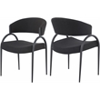 Meridian Furniture Privet Black Dining Chair (Set of 2)