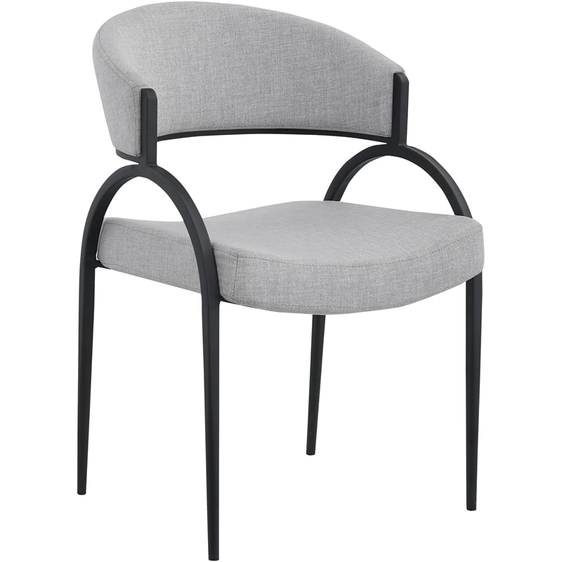 Meridian Furniture Privet Grey Dining Chair (Set of 2)
