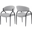 Meridian Furniture Privet Grey Dining Chair (Set of 2)