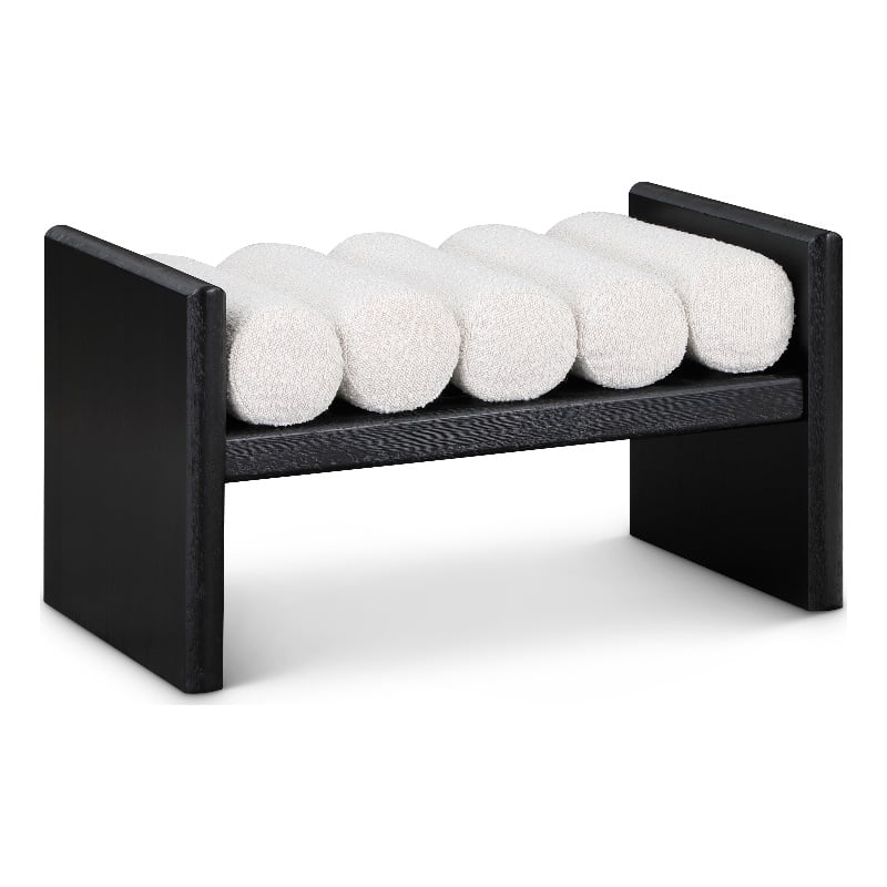 Meridian Furniture Waverly Cream Bench