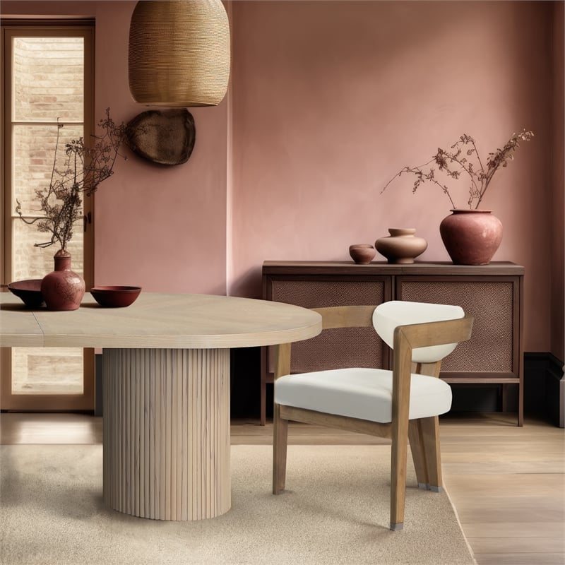 Meridian Furniture Carlyle Cream Dining Chair