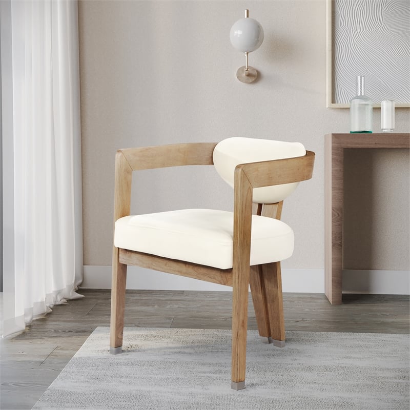Meridian Furniture Carlyle Cream Dining Chair