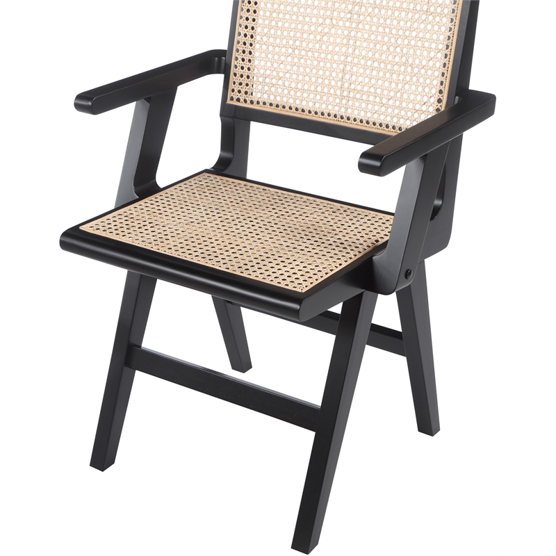 Meridian Furniture Preston Black Dining Arm Chair (Set of 2)