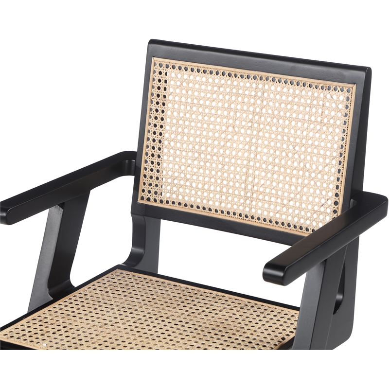Meridian Furniture Preston Black Dining Arm Chair (Set of 2)