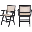 Meridian Furniture Preston Black Dining Arm Chair (Set of 2)
