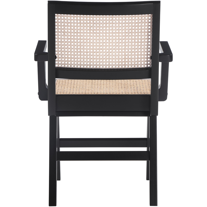 Meridian Furniture Preston Black Dining Arm Chair (Set of 2)