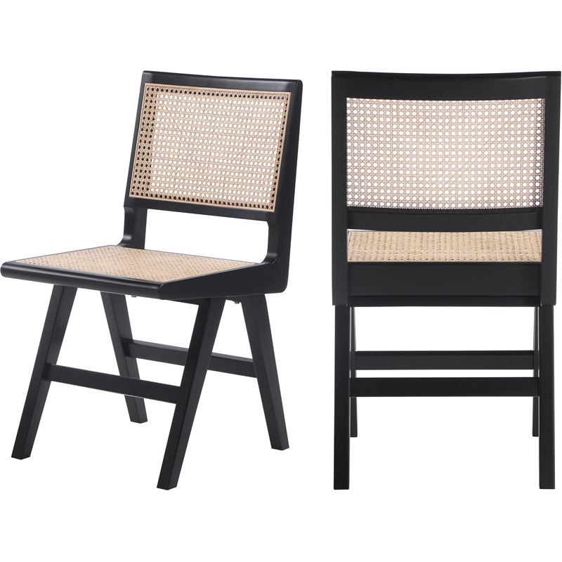 Meridian Furniture Preston Black Dining Side Chair (Set of 2)