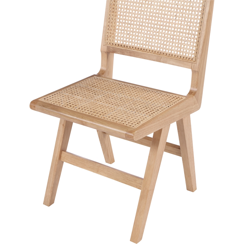 Meridian Furniture Preston Natural Dining Side Chair (Set of 2)