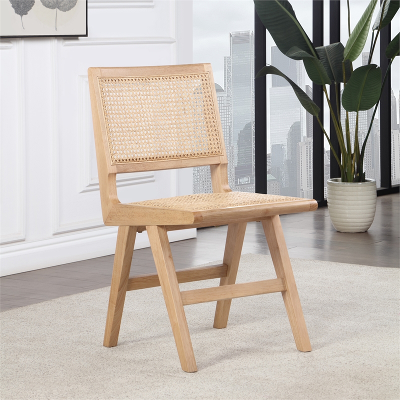 Meridian Furniture Preston Natural Dining Side Chair (Set of 2)