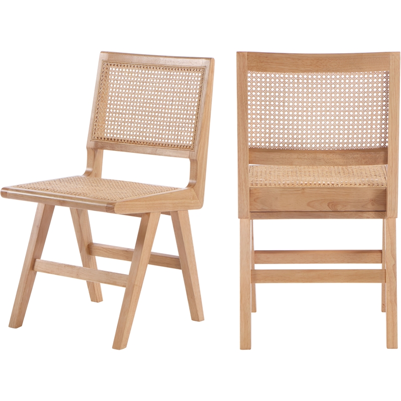 Meridian Furniture Preston Natural Dining Side Chair (Set of 2)