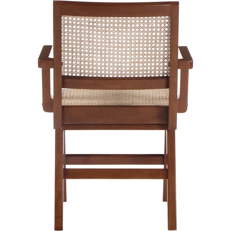 Meridian Furniture Preston Walnut Dining Arm Chair (Set of 2)