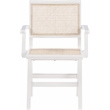 Meridian Furniture Preston White Dining Arm Chair (Set of 2)