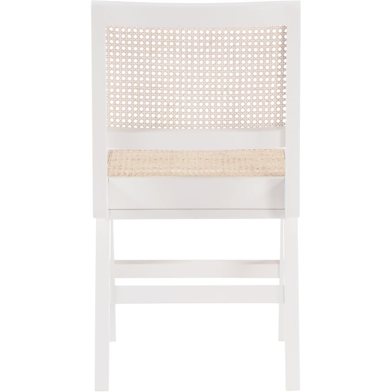 Meridian Furniture Preston White Dining Side Chair (Set of 2)