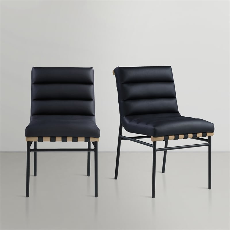 Meridian Furniture Burke Black Dining Chair (Set of 2)