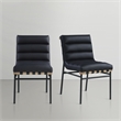 Meridian Furniture Burke Black Dining Chair (Set of 2)