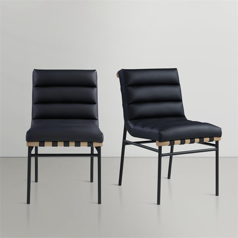Meridian Furniture Burke Black Dining Chair (Set of 2)