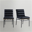 Meridian Furniture Burke Black Dining Chair (Set of 2)