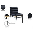 Meridian Furniture Burke Black Dining Chair (Set of 2)
