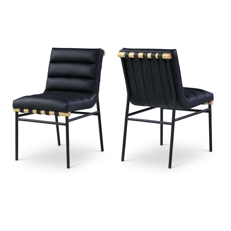 Meridian Furniture Burke Black Dining Chair (Set of 2)