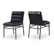 Meridian Furniture Burke Black Dining Chair (Set of 2)