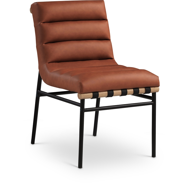 Meridian Furniture Burke Cognac Dining Chair (Set of 2)