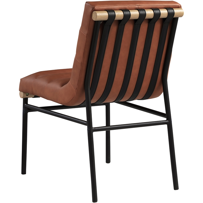 Meridian Furniture Burke Cognac Dining Chair (Set of 2)